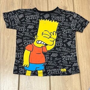The Simpsons Bart Simpsons Cartoon Character Short Sleeve Tshirt